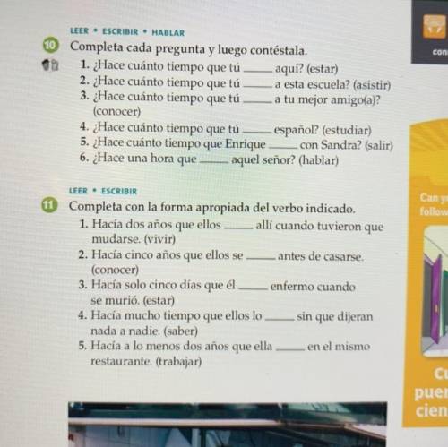 Spanish 3 questions! any help appreciated :) 15pts!