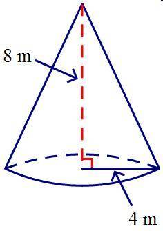 Find the volume of the cone. Round your answer to the nearest hundredth.