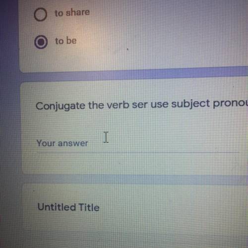 Conjugate the verb set use subject pronouns
