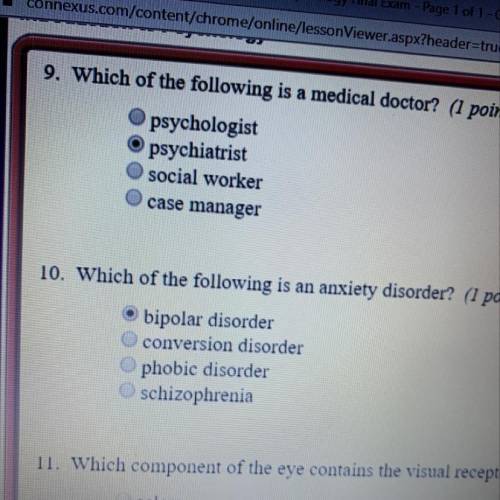 Which of the following is an anxiety disorder