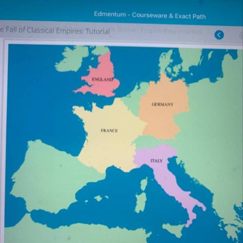 What region of the Roman Empire is england?