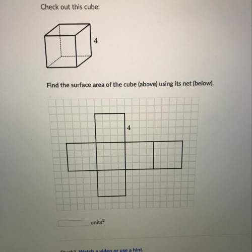 What is the surface of the cube in the picture?