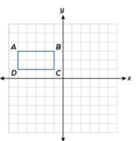 Rectangle ABCD is reflected in the y-axis to form its image A'B'C'D'. What is another way to transfo