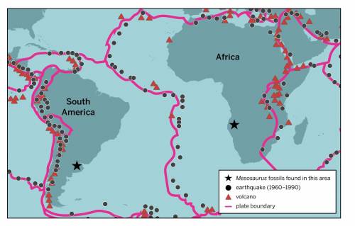 This map shows the plate boundary where the South American Plate and African Plate meet, with new ev