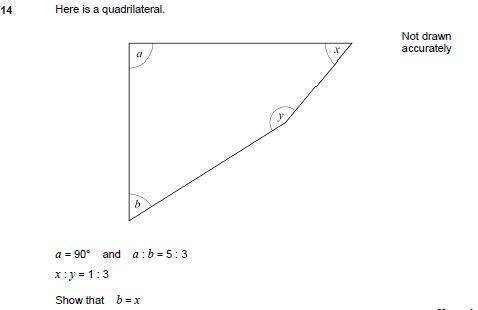 Find the angles in this quadilateral