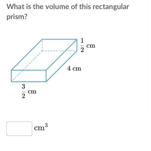 Help me please what is the volume of this rectangular prism