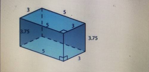 What is the volume of this prism?  A. 11.75 cubic units  B. 31.5 cubic units  C. 63.0 cubic units  D