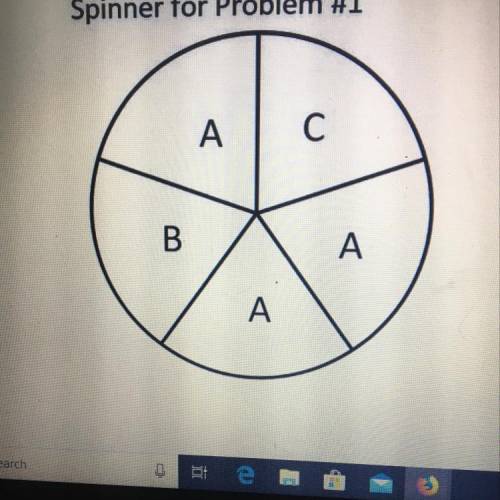 A spinner with 5 equal sections is spent 80 times. It lands on “A” 11 times. How many more times doe