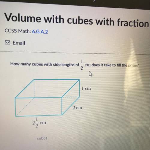 How many cubes with side lengths of 5 cm does it take to fill the prism?