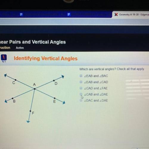 Which angles are vertical
