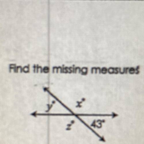 Find the missing measures