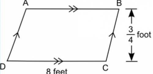 Please help A parallelogram is shown below: Part A: What is the area of the parallelogram? Show your
