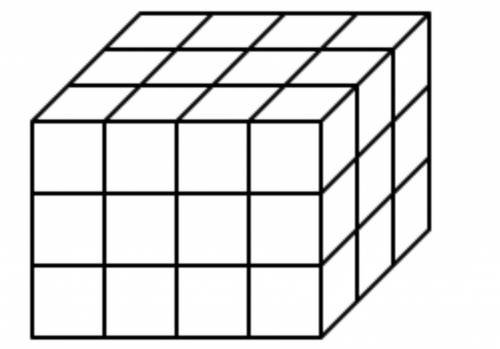 Each cube in this figure is a 1/2 -centimeter cube. How many cubes are in the prism? [Type your answ
