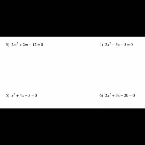 Need help on this quadratic factoring problems
