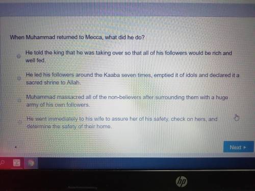 When Muhammad returned to Mecca, what did he do?