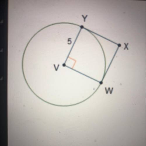 What is the measure of circumscribed angle X?