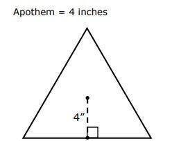 Please help; urgent. What is the perimeter of the triangle? A. 8in B. 8 sqrt 3 inches C. 4 sqrt 3 in