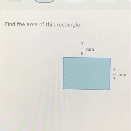 I need the area of that rectangle