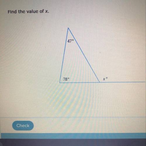 Find the value of x. Plz help I don’t understand