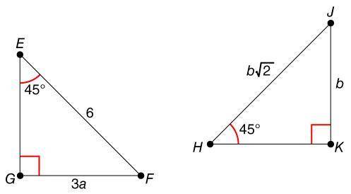 Find the value of a that satisfies the congruency of the triangles. In two or more complete sentence