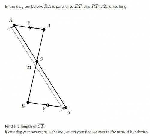 I need help with this question about similar triangles