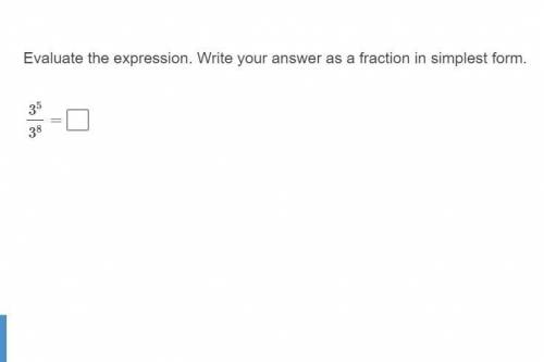 Evaluate the expression. Write your answer as a fraction in simplest form. Thank you so much!