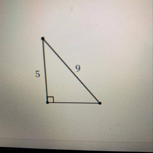 Find the length of the third side to the nearest tenth. 5