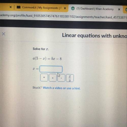 I need to know how can I find what x equals