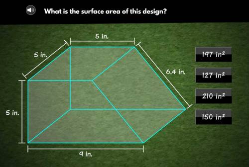 What is the surface area of this design? Also, show your work if you answer it because I want to kno
