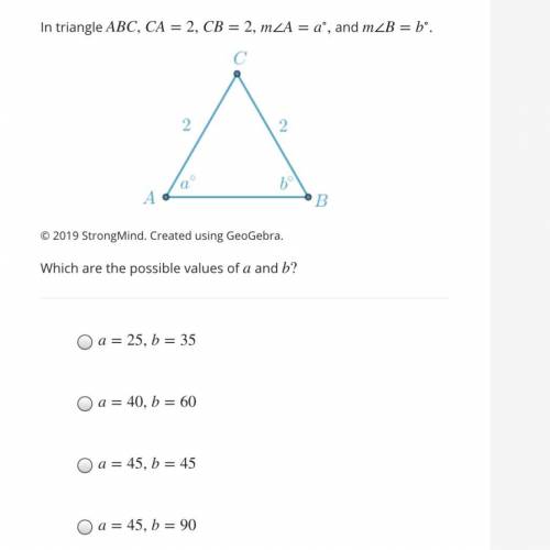 What’s the correct answer for this question