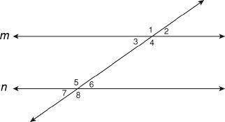 If line m line n and <4 measures 135, what is the measure of <3? A 45 b 90