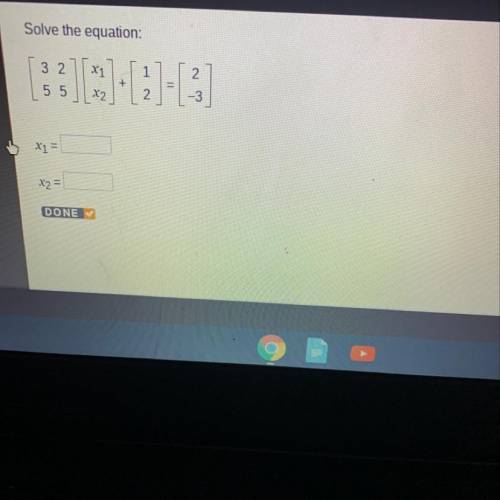 Solve the Matrix Equation