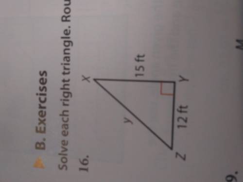 How do I solve this? It says solve each right angle and then to round answers to the nearest tenth.