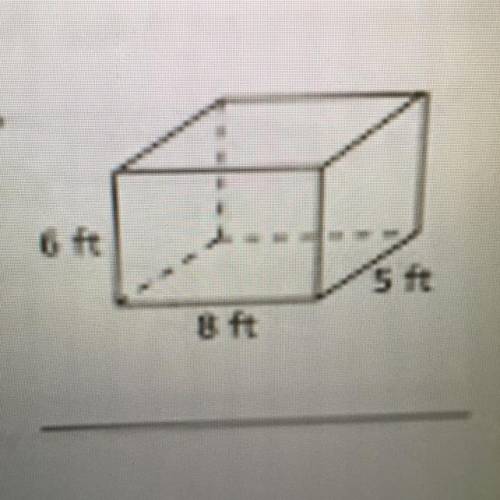 Find the surface area of this figure