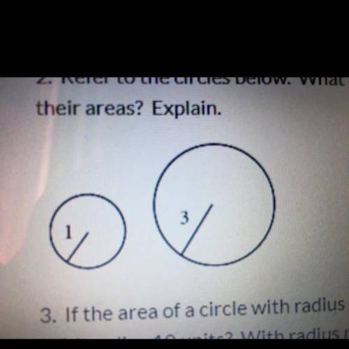 What is the ratio of their circumferences (perimeters)? What is the ratio of their areas?