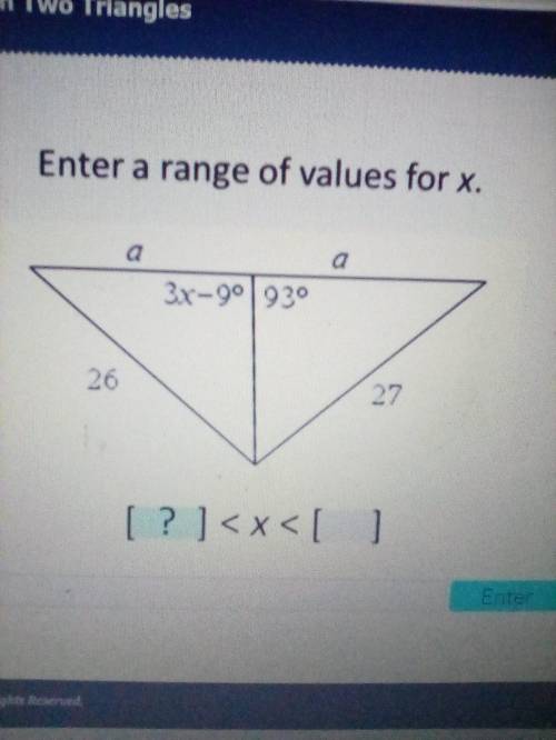 Inequalities in two triangles. Please help I'm confused.