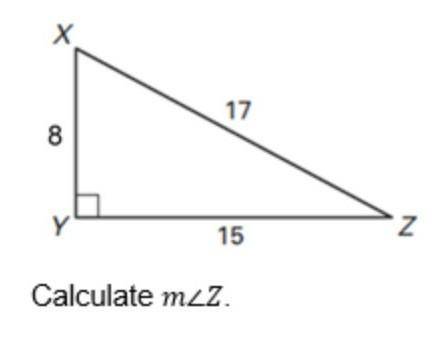 Calculate angle z.Angle z = degrees( Round to the nearest tenth)