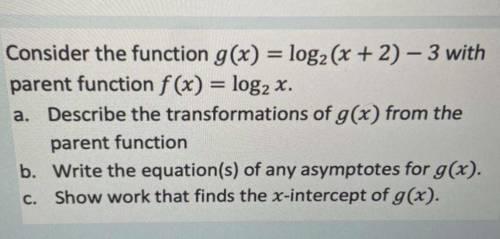 Log functions. Please send work with answer. Thank You!