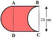 Find the area of the shaded regions below. Give your answer as a completely simplified exact value i
