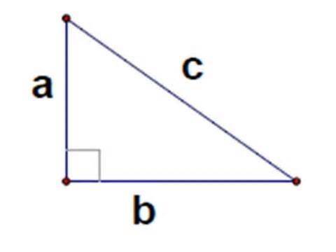 Find the length of the hypotenuse of a right triangle if a = 3 and b = 4.A) 3.5 B) 5 C) 6 D) 7