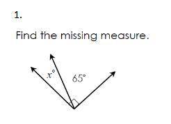 Find the mising measure