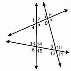 PLZZZZZZZZZZZZZZZZZZZZZZZZZZ HELP me? In the diagram, which two angles are corresponding angles with