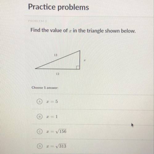 What is the value of the triangle?