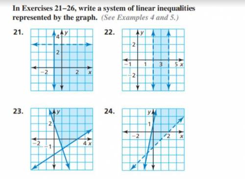 Help me solve these system of linear inequalities please