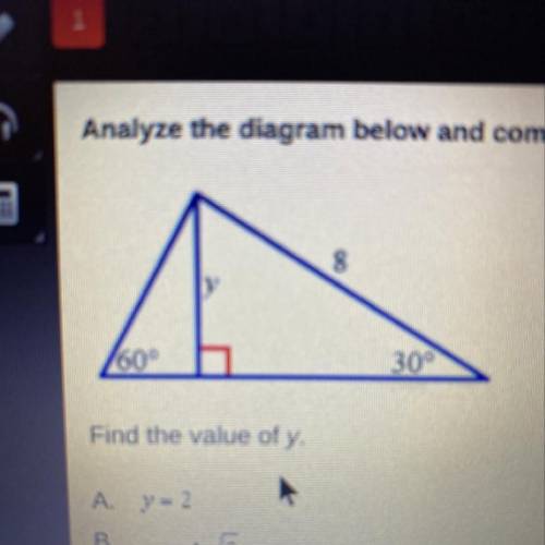 What’s the value of y