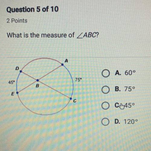 What’s the measure of abc