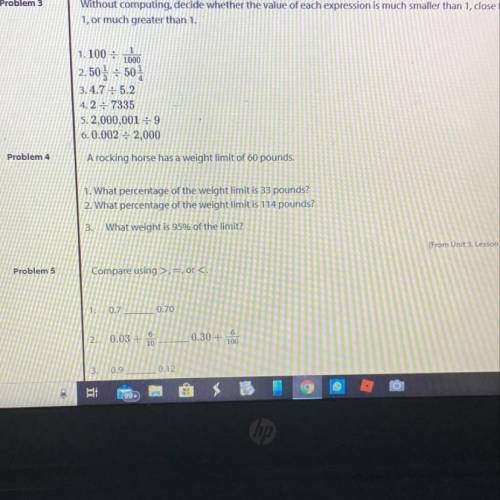 Anyone can help me with problem 3?