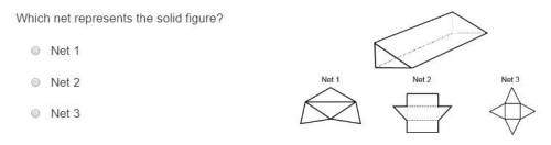 Which net represents the solid figure?