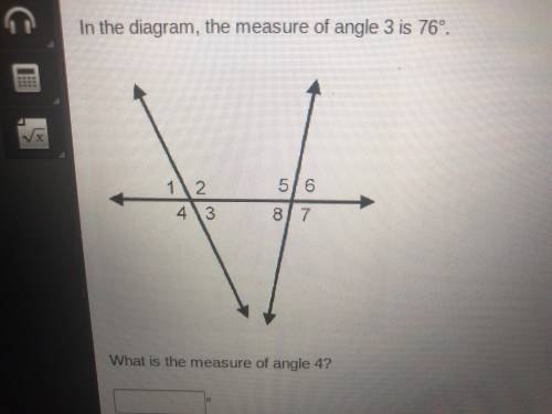 What is the measure of angle 4
