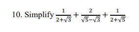 Simplify the fractions presented in the picture..Thank you very much!